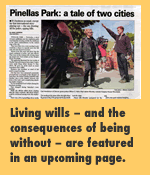 protesters marred the dignity and calm of Pinellas Hospice